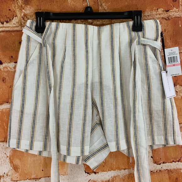 1.State Striped Belted Shorts - Picture 4 of 8